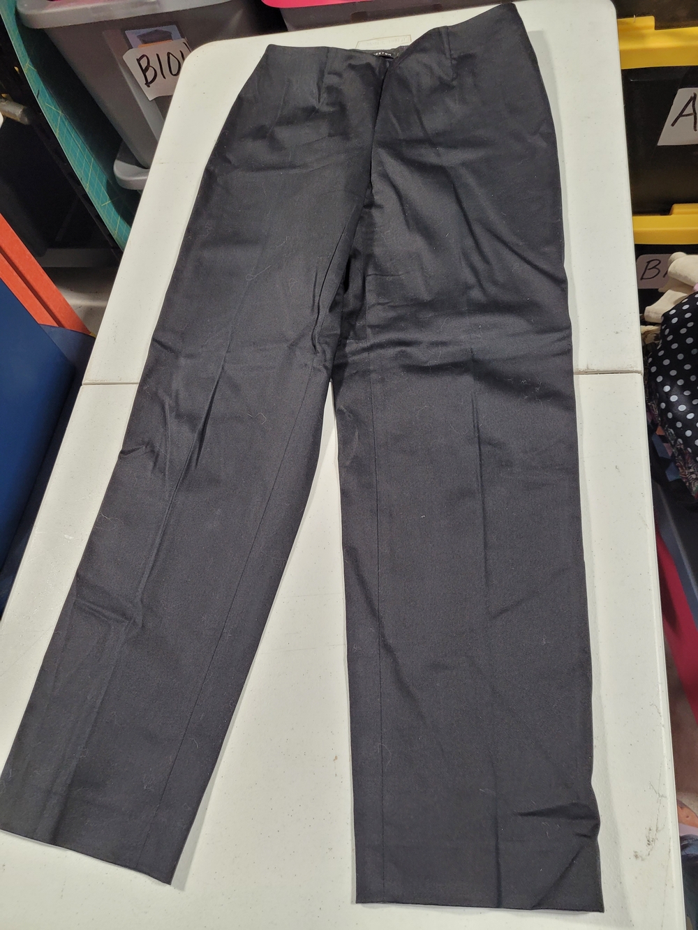 Jones New York Women's Black Straight-Leg Dress Pants